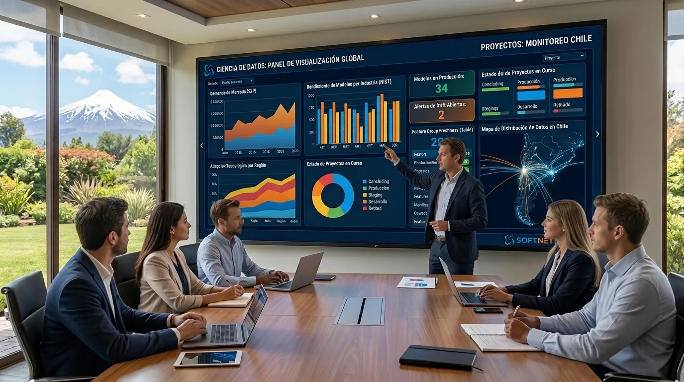 Panel de visualización con gráficos de análisis de datos