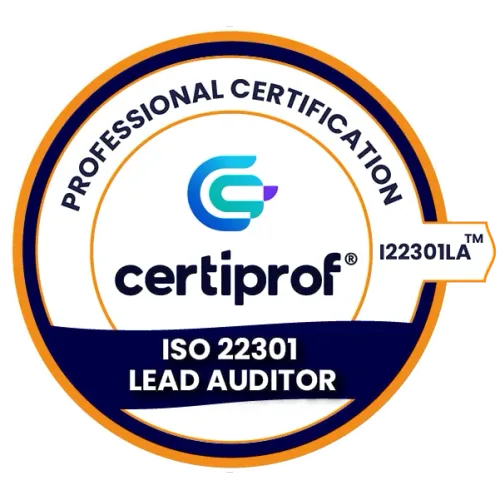 Certified ISO 22301 Lead Auditor